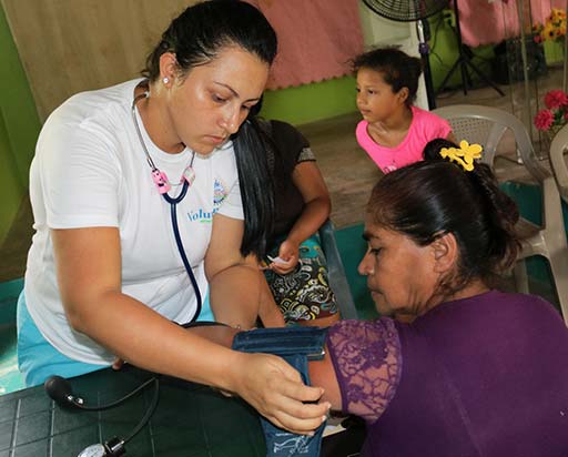 Free medical check-up in Honduras