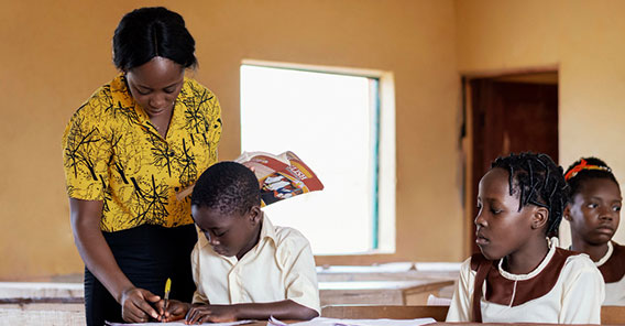 Educational development: supporting students in a classroom